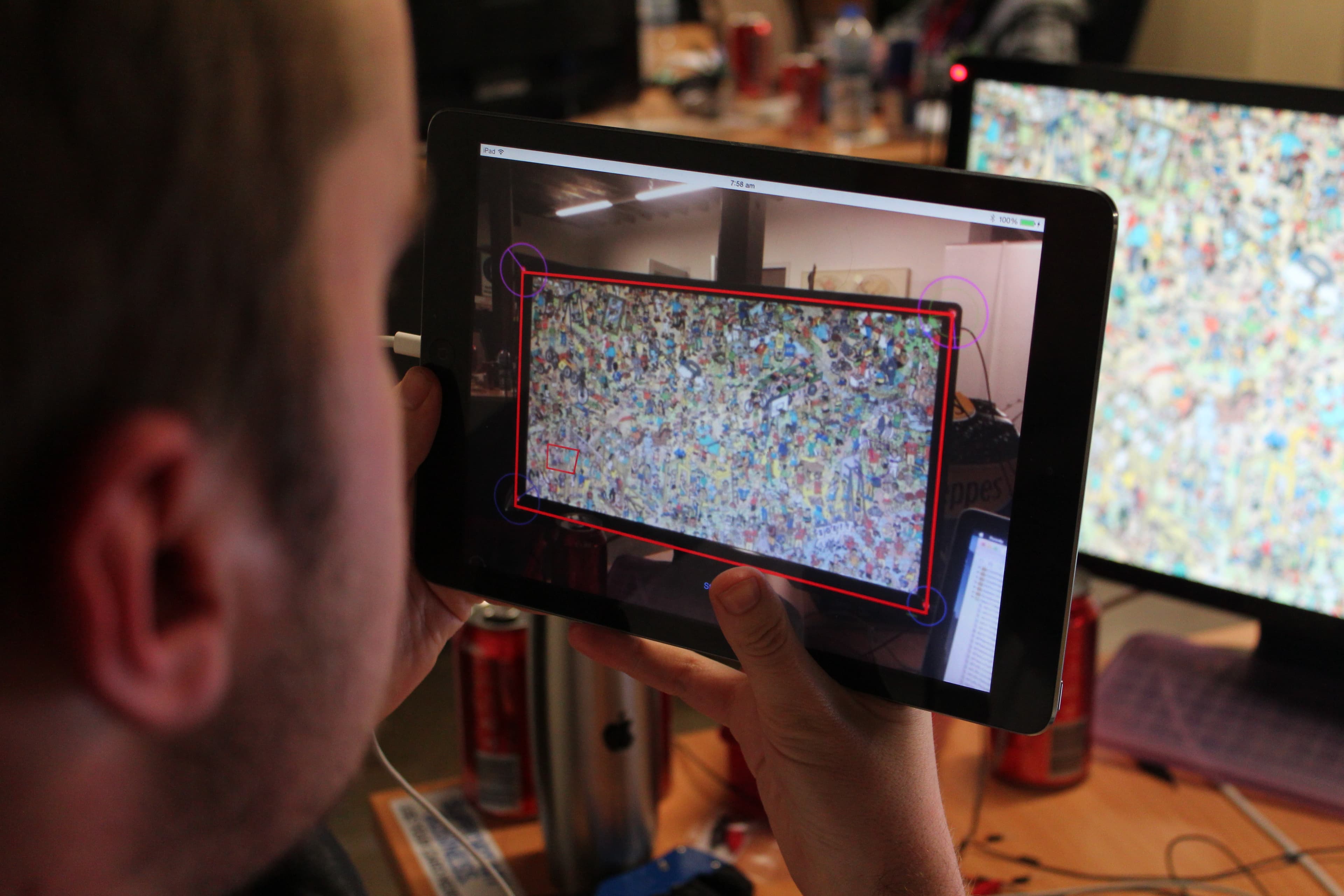 UNIHACK 2014 participant demonstrating his idea