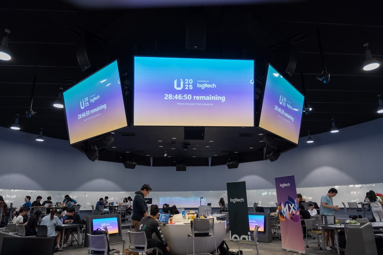 Logitech increasing brand visibility at UNIHACK 2025